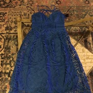 Royal blue dress